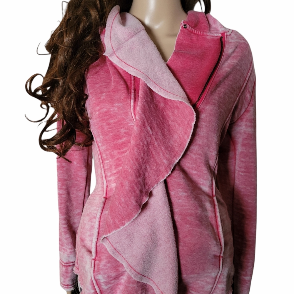BLANC NOIR Unique Fleece Jacket SZ Small